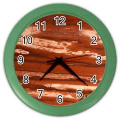 Red Earth Natural Color Wall Clocks by UniqueCre8ion