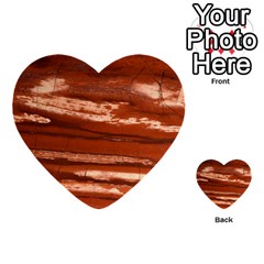 Red Earth Natural Multi-purpose Cards (heart)  by UniqueCre8ion