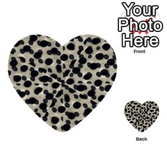 Metallic Camouflage Multi-purpose Cards (heart)  by dflcprints