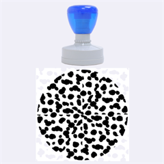 Metallic Camouflage Rubber Round Stamps (large) by dflcprints