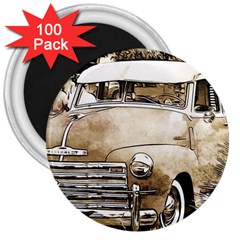 Vintage Chevrolet Pick Up Truck 3  Magnets (100 Pack) by MichaelMoriartyPhotography