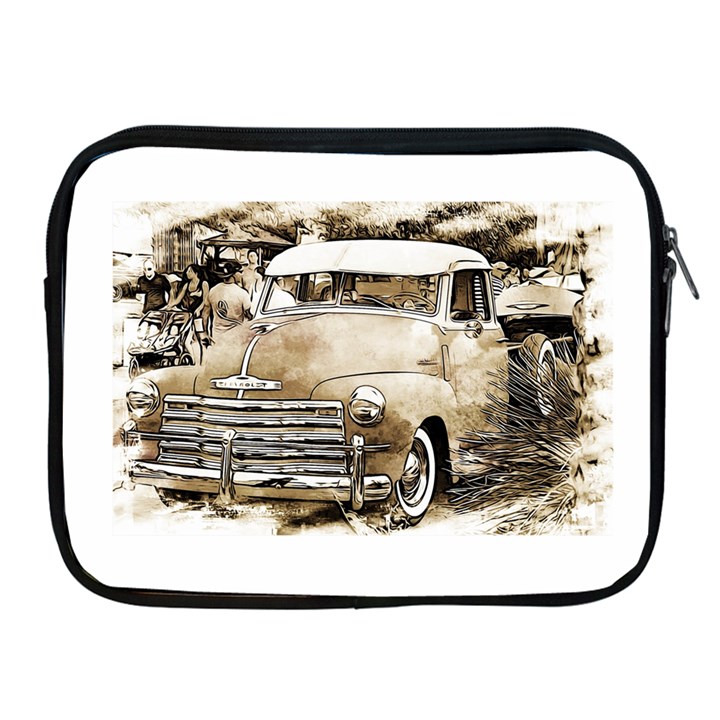 Vintage Chevrolet Pick up Truck Apple iPad 2/3/4 Zipper Cases