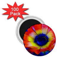 Tie Dye Flower 1 75  Magnets (100 Pack)  by MichaelMoriartyPhotography