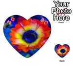 Tie Dye Flower Playing Cards 54 (Heart)  Front - Diamond5