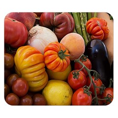 Heirloom Tomatoes Double Sided Flano Blanket (small)  by MichaelMoriartyPhotography