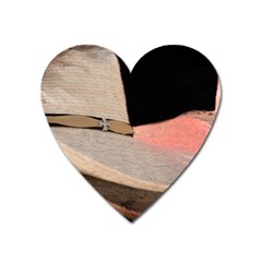 Straw Hats Heart Magnet by MichaelMoriartyPhotography