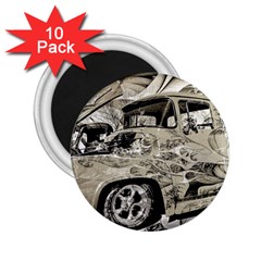 Old Ford Pick Up Truck  2 25  Magnets (10 Pack) 