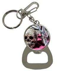 Skull And Bike Bottle Opener Key Chains by MichaelMoriartyPhotography