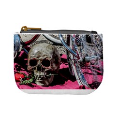 Skull And Bike Mini Coin Purses