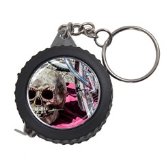 Skull And Bike Measuring Tapes by MichaelMoriartyPhotography