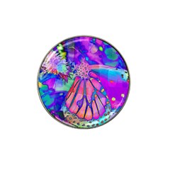 Psychedelic Butterfly Hat Clip Ball Marker