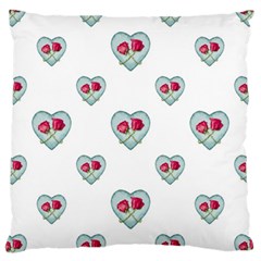 Love Ornate Motif Print Large Cushion Case (one Side) by dflcprints