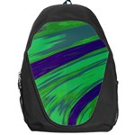 Swish Green Blue Backpack Bag Front