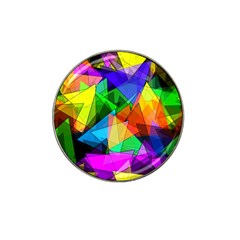 Colorful Triangles                                                                  			hat Clip Ball Marker by LalyLauraFLM