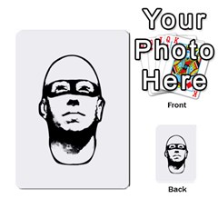 Baldhead Hero Comic Illustration Multi-purpose Cards (rectangle)  by dflcprints