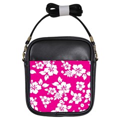 Pink Hawaiian Girls Sling Bags