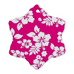 Pink Hawaiian Ornament (snowflake) 