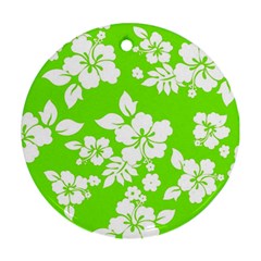 Lime Hawaiian Ornament (round) 