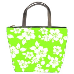 Lime Hawaiian Bucket Bags