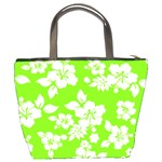 Lime Hawaiian Bucket Bags Back