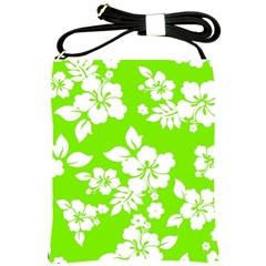 Lime Hawaiian Shoulder Sling Bags by AlohaStore