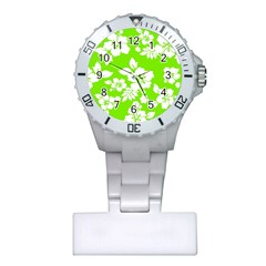 Lime Hawaiian Plastic Nurses Watch