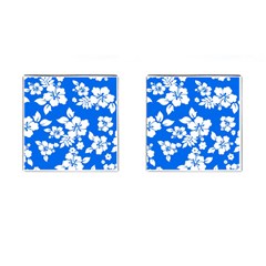 Blue Hawaiian Cufflinks (square)