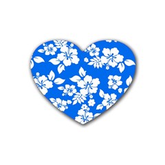 Blue Hawaiian Heart Coaster (4 Pack) 