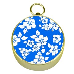 Blue Hawaiian Gold Compasses