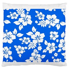 Blue Hawaiian Standard Flano Cushion Case (two Sides)