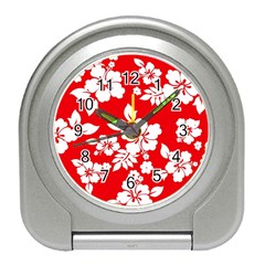 Red Hawaiian Travel Alarm Clocks