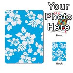 Light Blue Hawaiian Multi-purpose Cards (Rectangle)  Back 53