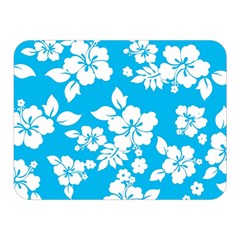 Light Blue Hawaiian Double Sided Flano Blanket (mini)  by AlohaStore