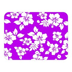 Purple Hawaiian Double Sided Flano Blanket (mini)  by AlohaStore
