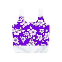 Violet Hawaiian Full Print Recycle Bags (s)  by AlohaStore