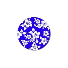 Deep Blue Hawaiian Golf Ball Marker by AlohaStore