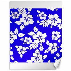 Deep Blue Hawaiian Canvas 36  X 48   by AlohaStore