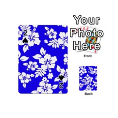 Deep Blue Hawaiian Playing Cards 54 (mini)  by AlohaStore