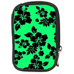 Dark Lime Hawaiian Compact Camera Cases