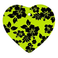 Dark Hawaiian Ornament (heart)  by AlohaStore