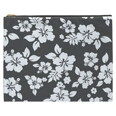 Gray Hawaiian Cosmetic Bag (xxxl)  by AlohaStore