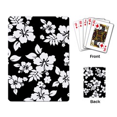 Black And White Hawaiian Playing Card by AlohaStore