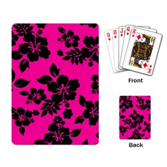 Dark Baby Pink Hawaiian Playing Card by AlohaStore