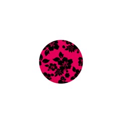 Dark Pink Hawaiian 1  Mini Buttons by AlohaStore