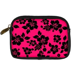 Dark Pink Hawaiian Digital Camera Cases by AlohaStore