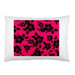 Dark Pink Hawaiian Pillow Case (Two Sides) Front