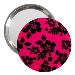 Dark Pink Hawaiian 3  Handbag Mirrors by AlohaStore