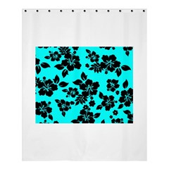 Blue Dark Hawaiian Shower Curtain 60  X 72  (medium)  by AlohaStore