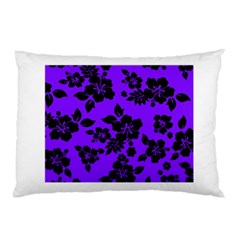 Violet Dark Hawaiian Pillow Case (two Sides) by AlohaStore