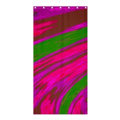 Swish Bright Pink Green Design Shower Curtain 36  X 72  (stall)  by BrightVibesDesign
